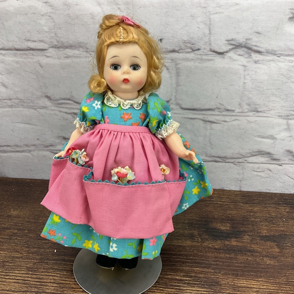 Madame Alexander Mary Mary Doll With Stand 451 StoryLand‎ Vintage 80s